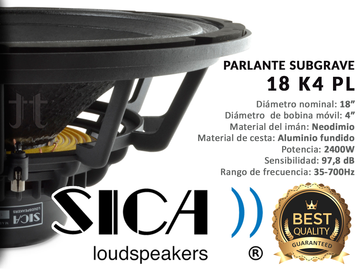 Subwoofer  Neodimio Profesional18